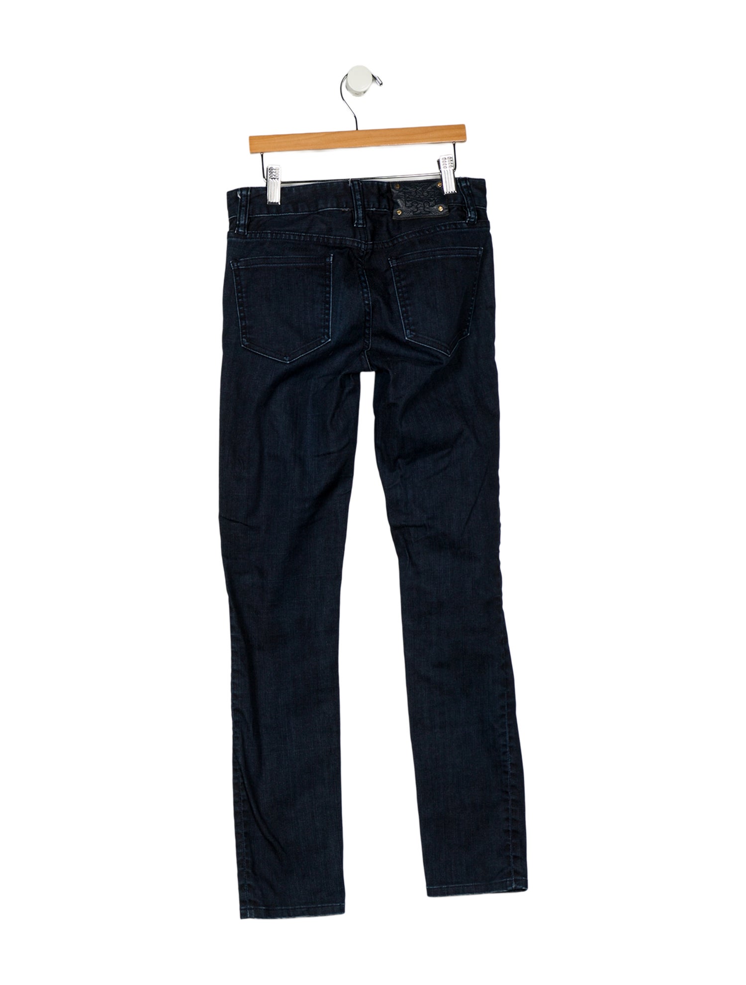 Tory Burch Low-Rise Skinny Leg Jeans